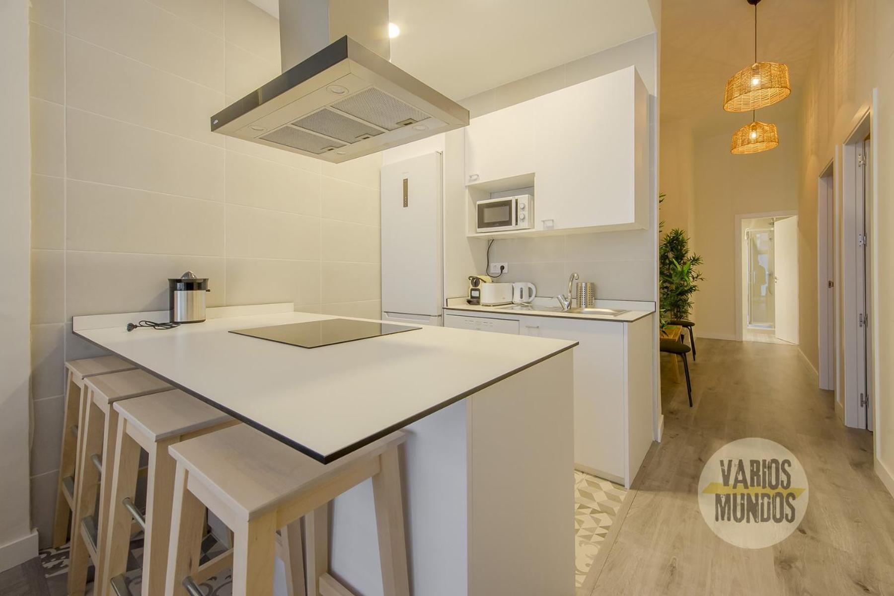 Central&Modern Apt 4Hab Para 9P En La Latina Madrid Extérieur photo